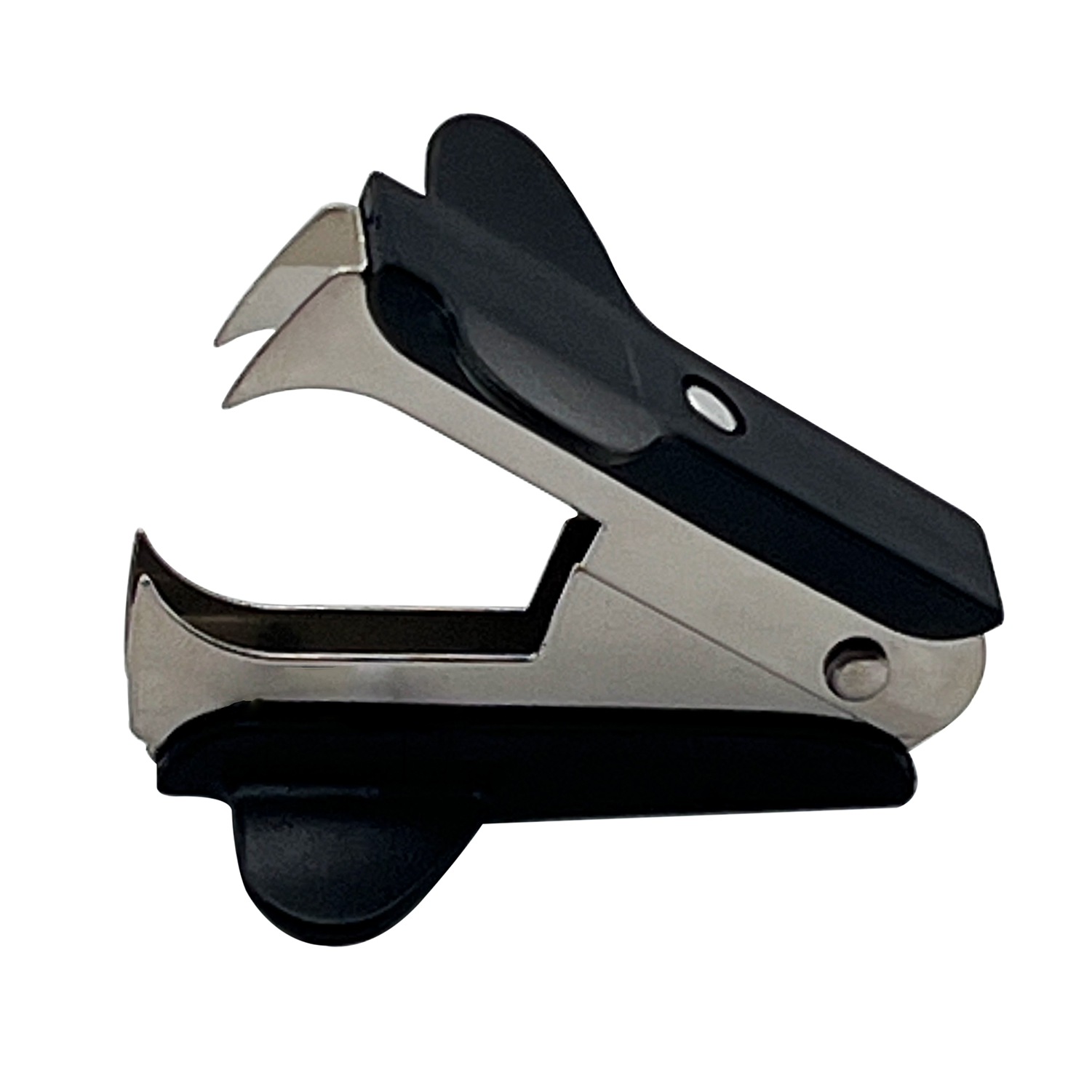 High quality jaw shape portable custom logo small nail puller multi-functional office mini metal thumb staple pin remover